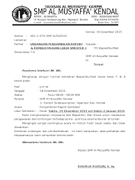 Berikut adalah contoh surat edaran undangan wali murid pengambilan raport semester genap sekolah. Contoh Undangan Pengambilan Raport Lakaran