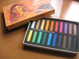 The square shape is very convenient to hold and easy to use. Camel Soft Pastel Review Paint Me Beautiful