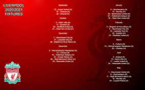 Liverpool fixtures 2020/21 calendar : Liverpool Fc Match Schedule 2020