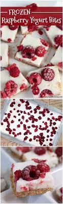 Frozen Raspberry Yogurt Bites Are A Cool Sweet Treat That Are Easy To Make And Absolutely Delicious Made With 5 Hea Yogurt Bites Frozen Yogurt Yogurt Recipes