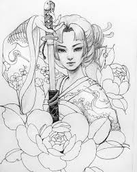 Pin By Sean Sarah Pardew On Designs Japanese Tattoo Art Geisha Tattoo Design Japanese Drawings