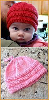 Knit Hat Baby Pattern 1 2 3 Baby Beanie Free Pattern Kostenlose Baby Strickanleitung Baby Hats Knitting Knitted Baby Beanies Knitting