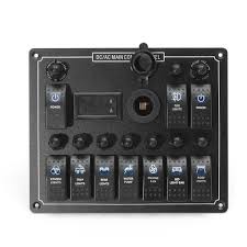 Canadian electrical code (ce code). Buy 10 Gang Rv Car Marine Boat Circuit Breaker Blue Led Rocker Switch Panel Breaker Voltmeter Voltage At Affordable Prices Free Shipping Real Reviews With Photos Joom