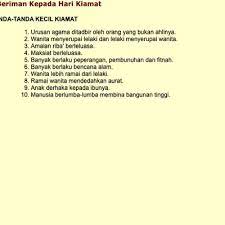 Kiamat kecil adalah tanda tanda kiamat yang terjadi mendahului hari kiamat dalam masa yang sangat panjang. Banyak Berlaku Bencana Alam Ketahui 10 Tanda Tanda Kecil Kiamat Kebanyakannya Sudah Berlaku