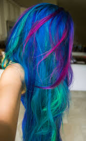You can always go to a salon to lather your hair with shampoo two more times, rinsing after each time you use the shampoo. Rainbow Hair Multi Colored Hair Manic Panic Dye Hard Lizzy Davis
