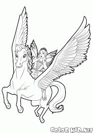 Malvorlagen Barbie Pegasus Coloring And Malvorlagan