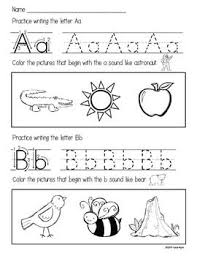Abc Homework Pages Letter Writing And Sound Practice Worksheets Preschool Writing Preschool Letters Homeschool Learning