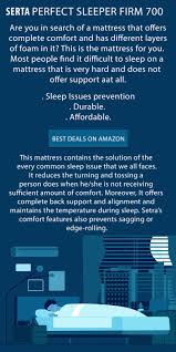 Serta Perfect Sleeper Firm 700 Memory Foam Mattress In 2020 Serta Perfect Sleeper Foam Mattress Best Mattress