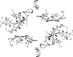 Download Svg Element Floral Vines Leaves Free Svg Image Icon Svg Silh