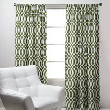 Linen modern style curtains, drapery panels. Geo Panels Green From Z Gallerie Maybe In The Morning Room Hmmmmm Stylish Home Decor Affordable Modern Furniture Home Decor