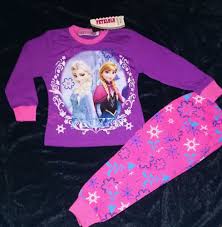 Brand New Frozen Elsa And Anna Winter Pyjamas Sizes 2 3 4 6 8 10 Cotton Pajama Sets Frozen Outfits