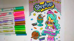 Check spelling or type a new query. Shopkins Coloring Peppa Mint Youtube