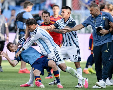 Argentina players face bans as Fifa opens investigation into World Cup final brawls | Argentina | The Guardian