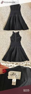 Milly Black Cocktail Dress P 0 2 Black Cocktail Dress Black Short Dress Classic Black Dress