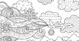 Gambar pemandangan alam ini hanya terdiri dari beberapa objek utama, yaitu gunung, pepohonan, sebuah pohon besar, danau, dan rumah. Gambar Pemandangan Alam Tanpa Warna