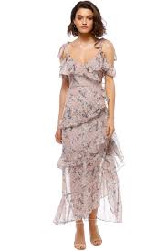This dress is constructed in a fun and very easy way. Pippa Ruffle Maxi Dress By We Are Kindred For Rent