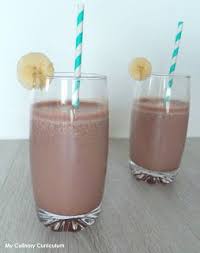 Milkshake Bananes Chocolat Chocolate And Banana Milkshake Banane Chocolat Milk Shakes Banane