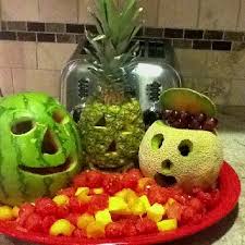 Halloween Melon Fruit Display Halloween Fruit Fruit Creations Halloween Fruit Tray