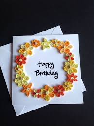 Each shape that makes up a card begins as a tight coil. Paper Quilling Flower Greeting Card Paper Quilling Cards Quilling Designs Quilling Birthday Cards