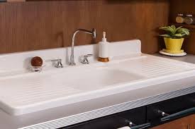 vintage style cast acrylic sinks