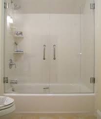 Swinging Frameless Glass Shower Doors For Tubs Frameless Shower Door For Tubs Jpg Bathroom Remodel Shower Bathtub Shower Doors Tub Shower Doors