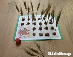 The little red hen sequencing cards include sprouting plant, harvesting wheat, milling, and a baked bread image. The Little Red Hen Preschool Activities And Crafts Kidssoup