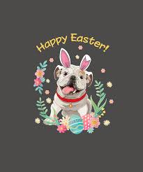 Now this boston terrier dog did his job again before easter! Bunny English Bulldog Dog Happy Easter Day Lover Egg Hunt Tshirt Digital Art By Julie Hurst