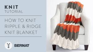 This pattern is perfect for beginners because it only uses two basic stitches. Knit Ripple Ridget Knit Blanket Youtube
