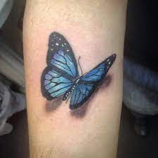 50 Butterfly Tattoo Designs For The Soulful You Tats N Rings Blue Butterfly Tattoo Butterfly Tattoo Designs Butterfly Tattoos For Women
