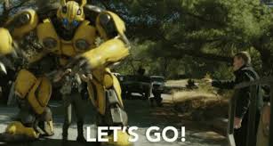 Transformers prime bumblebee arcee transformers transformers prime funny disney cats optimus prime marvel comics childhood fan art bumble bee transformer. Bumblebee Movie Lets Go Gif Bumblebeemovie Letsgo Bumblebee Discover Share Gifs Transformers Memes Transformers Movie Transformers Funny