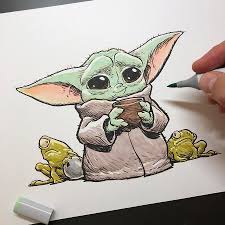 Pin By Maria Angelica Puente On Zeichnen Yoda Drawing Star Wars Drawings Yoda Art