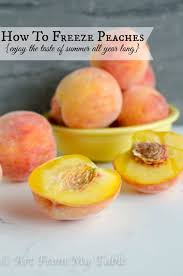 A light syrup is really the best for canning peaches. How To Freeze Peaches No Sugar Art From My Table