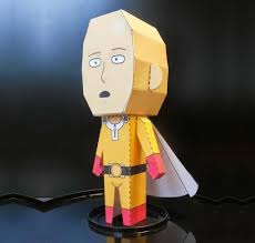 One Punch Man Saitama Paper Toy By Tonchat Jaizue Paper Toys One Punch Man Anime Crafts