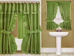 Curtain Ideas Double Swag Shower Curtain With Matching Window Cu Curtains Double Swag Shower Curtain Swag Curtains