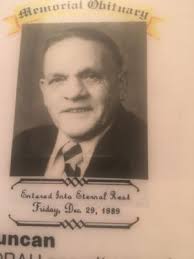 Tom Martin Duncan (1922-1989)