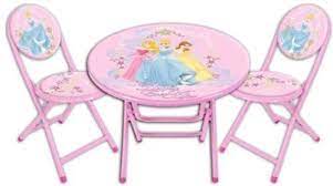 Costway kids vanity table & stool princess dressing make up play set for girls pink. Disney Princess Folding Table And Chairs Set Http Www Amazon Com Disney Princess Folding Tab Disney Furniture Table And Chairs Nursery Furniture Collections
