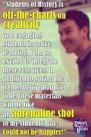 Get Creative Engaging History Lesson Plans For Every Day Of The School Year With A Students History Teaching Resources World History Teaching History Lessons