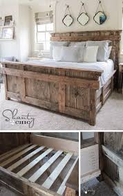 It features a base frame and a mattress that is not necessary equipped with box spring as foundation. 21 Awesome Diy Bed Frames You Can Totally Make Posh Pennies