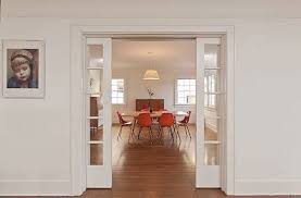 Cozy Colonial In Los Feliz Sliding French Doors French Doors Interior Living Room Double Doors