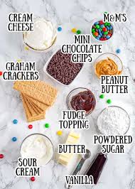I call these double cookie cookie monster cookies because this is a cookie sandwich. No Bake Monster Cookie Dough Cheesecake