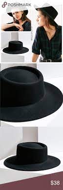 Urban Outfitters Felt Boater Hat Urban Outfitters Accessories Edgy Fashion Hat Fashion