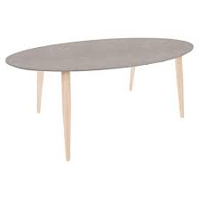 Table Basse Scandinave Ovale Manon Beton Table Basse Table Basse Beton Table Basse Scandinave