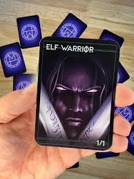 Elf Warrior Token (Hunter) — Tyler Walpole Illustration