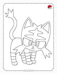 Keep your kids busy doing something fun and creative by printing out free coloring pages. Pokemon Litten Coloring Pages