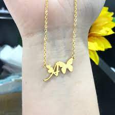 Vector alphabet letter n, colouring page. Spiritlele Butterfly Initial Pendant Necklace 18k Gold Plated Dainty 26 Letters Alphabet Personalized Name Necklace Minimalist Jewelry Gifts For Women Girls Jewelry Informatickikursevibl Women
