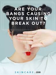 Bangs Breakouts How Your Fringe Affects Your Forehead Skincare Com By L Oreal Forehead Acne Forehead Acne Cause Oily Forehead