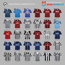 Italian Serie A Champions 1988 2018 Champions League Logo Football Shirts Football Kits