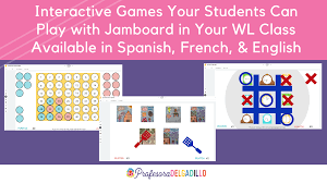 Reinvent classic activities into virtual versions. Interactive Games Your Students Can Play With Jamboard In Your Wl Classes Profesora Delgadillo