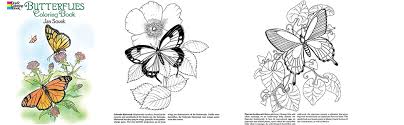 100% free spring coloring pages. Butterflies Coloring Book Dover Nature Coloring Book Jan Sovak 9780486273358 Amazon Com Books