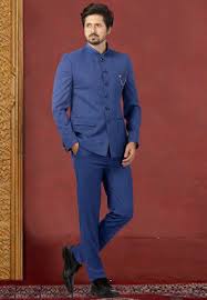 Wedding Attire For Men Buy Indian Marriage Outfits Online Utsav Fashion We will find the best mens suit hire services near you (distance 5 km). woven terry rayon jodhpuri suit in royal blue